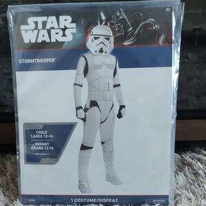 Star Wars Stormtrooper Kids Costume - White and Black